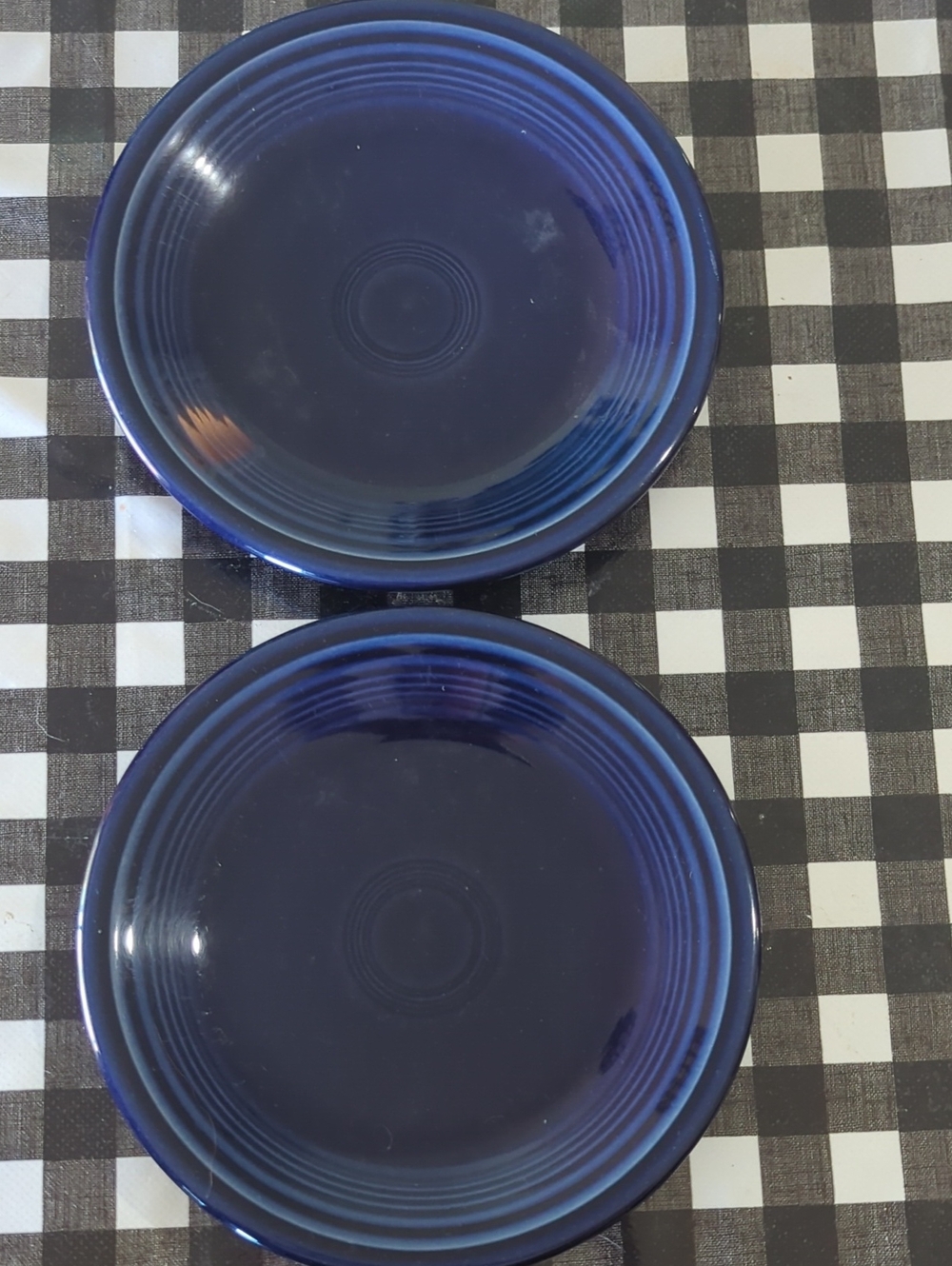 Set Of 2 Fiestaware Cobalt Blue Salad Plate
